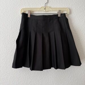 SANGTREE Womens Black Pleated Skirt Casual Skater Tennis Skorts Size S (4-6)